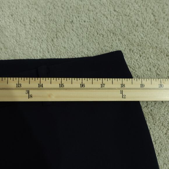 NWT Talbots Womens Trouser Work Pants Pleated Front Straight Leg Navy Size 14 - Picture 3 of 9